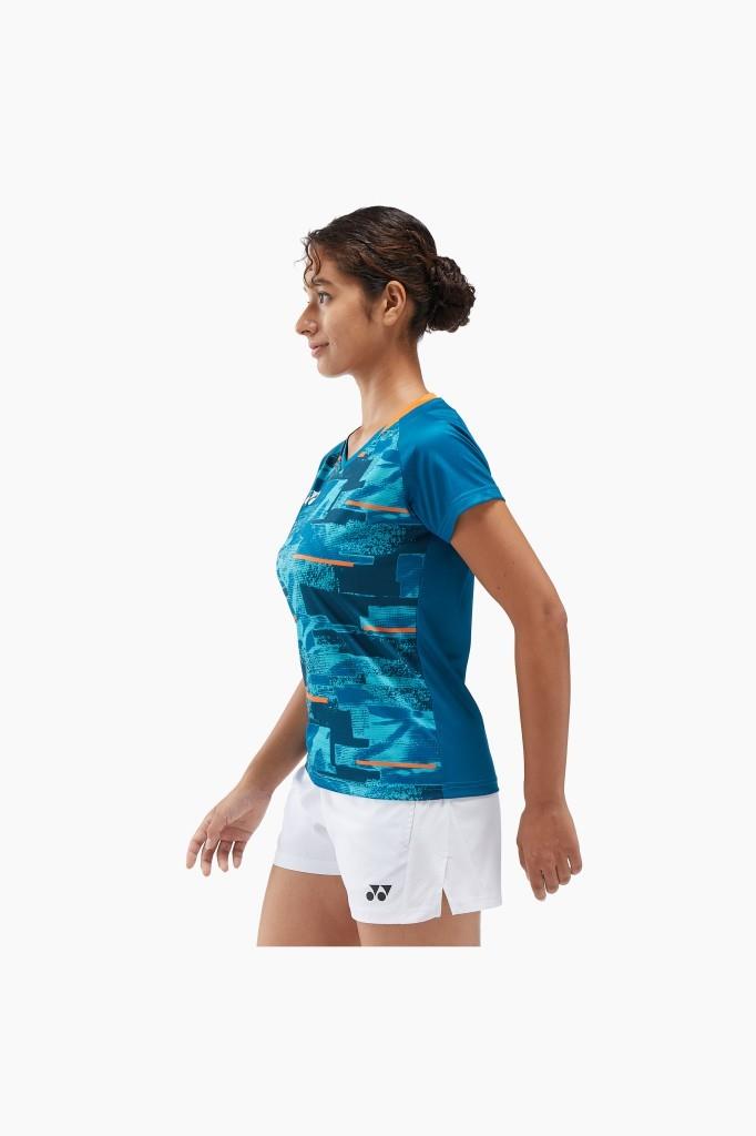Yonex YY24 YW0034 Kadın Spor Mavi Yeşil Tişört