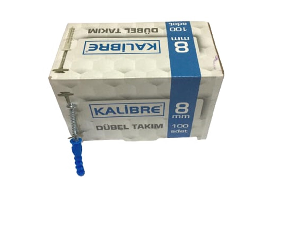 Mavi Pullu Kalibre Dübel 100 Adet