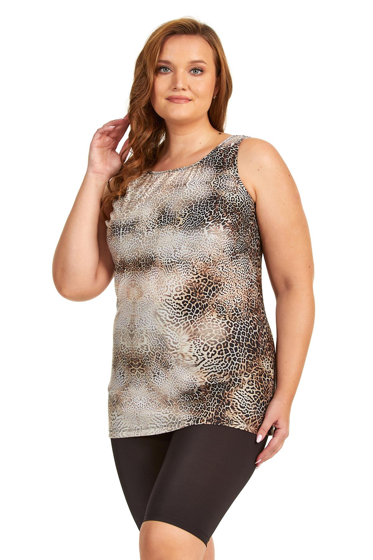 Leopar Kısa Kollu Tankini en iyi fiyatlarla Argento'da!