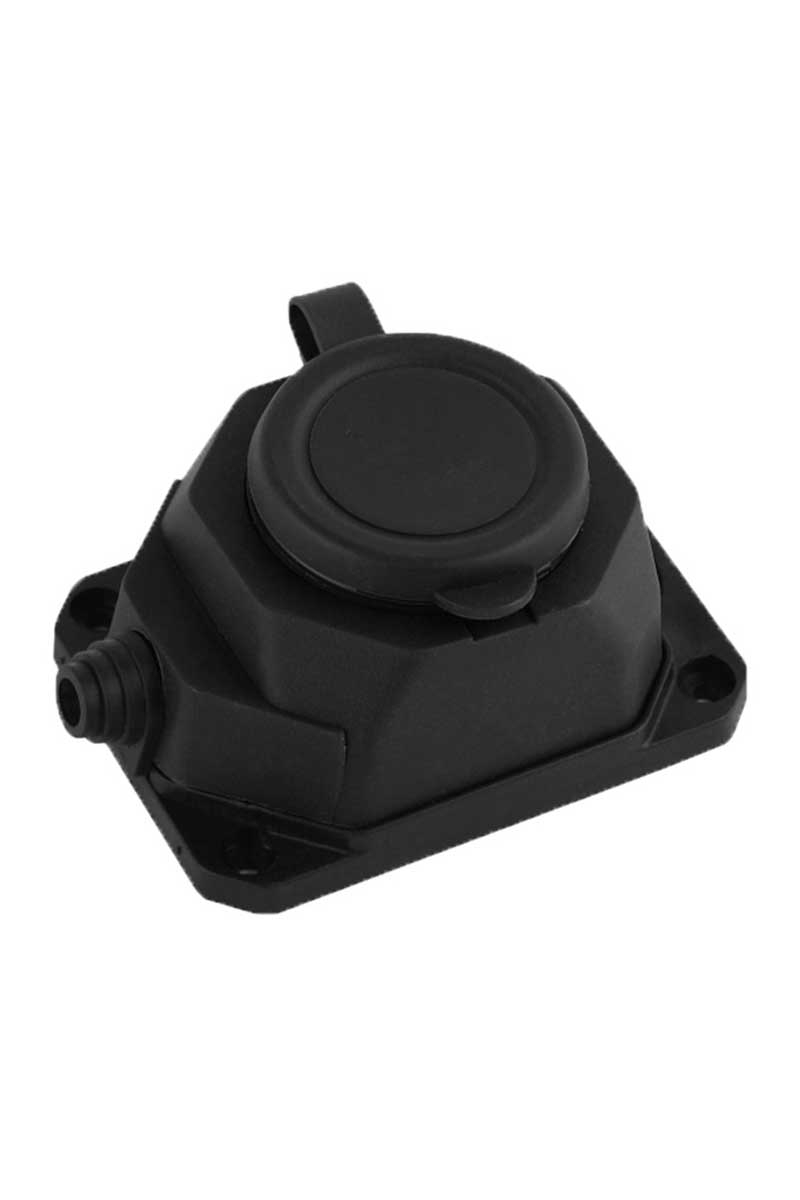 Ayka 1x16A. Kauçuk Duvar Prizi