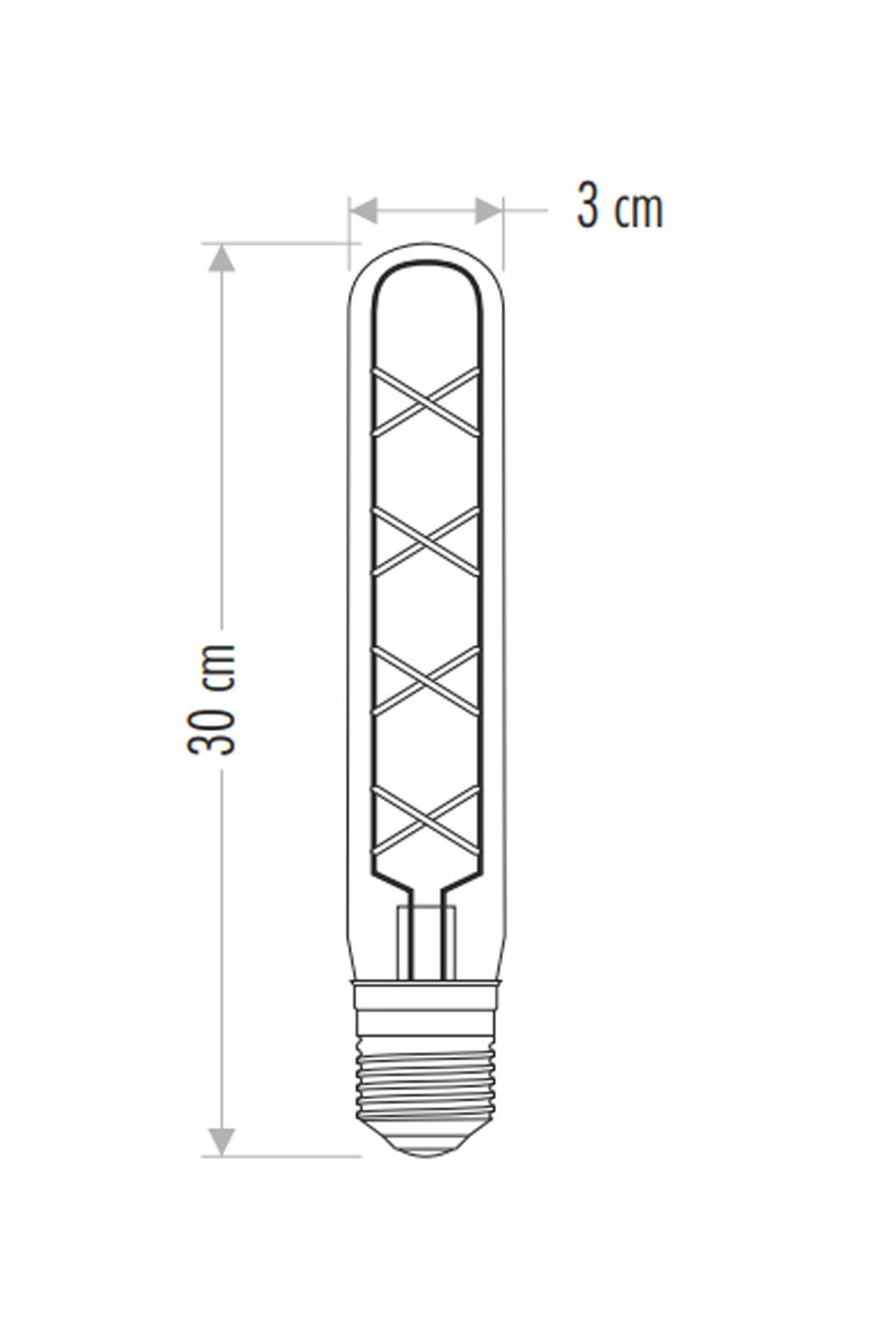 Cata CT-4302 8w Dekoratif Rustik Ampul E27 Amber