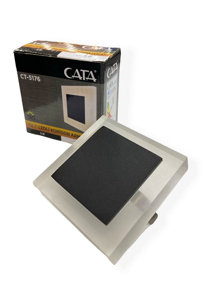 Cata CT-5176B 3w Led Koridor ve Merdiven Duvar Armatürü 6400K Beyaz