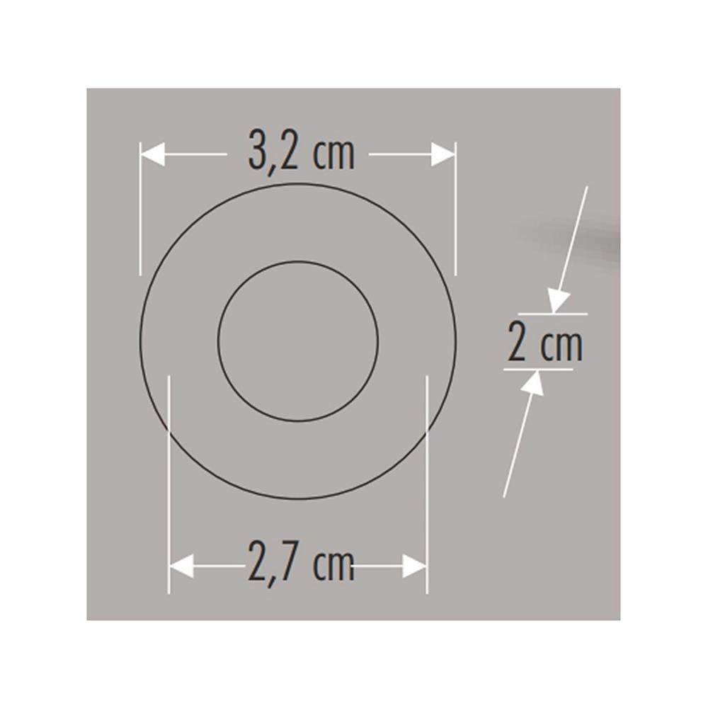Cata CT-5270 1,5W Satin Kasa Power Ledli Yıldız Spot Armatür 3200K Günışığı