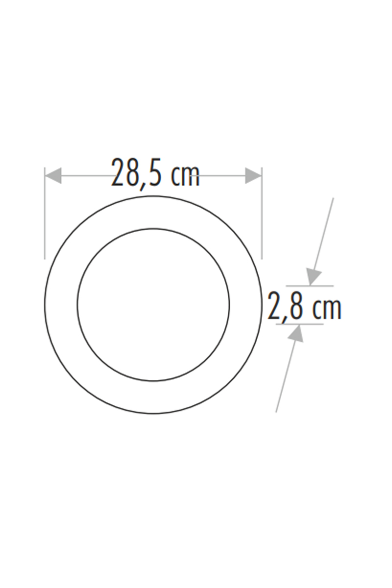 Cata CT-5273G 30w Alüminyum Kasa Yuvarlak Sıva Üstü Led Panel 3200K Günışığı
