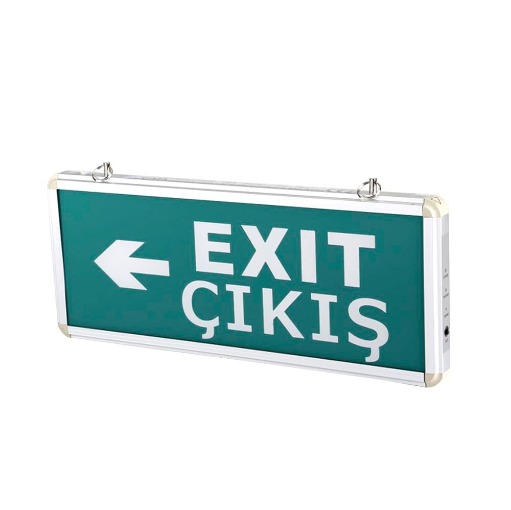 Cata CT-9166 Üç Saat Akülü Exit Ledli Acil Çıkış Armatürü