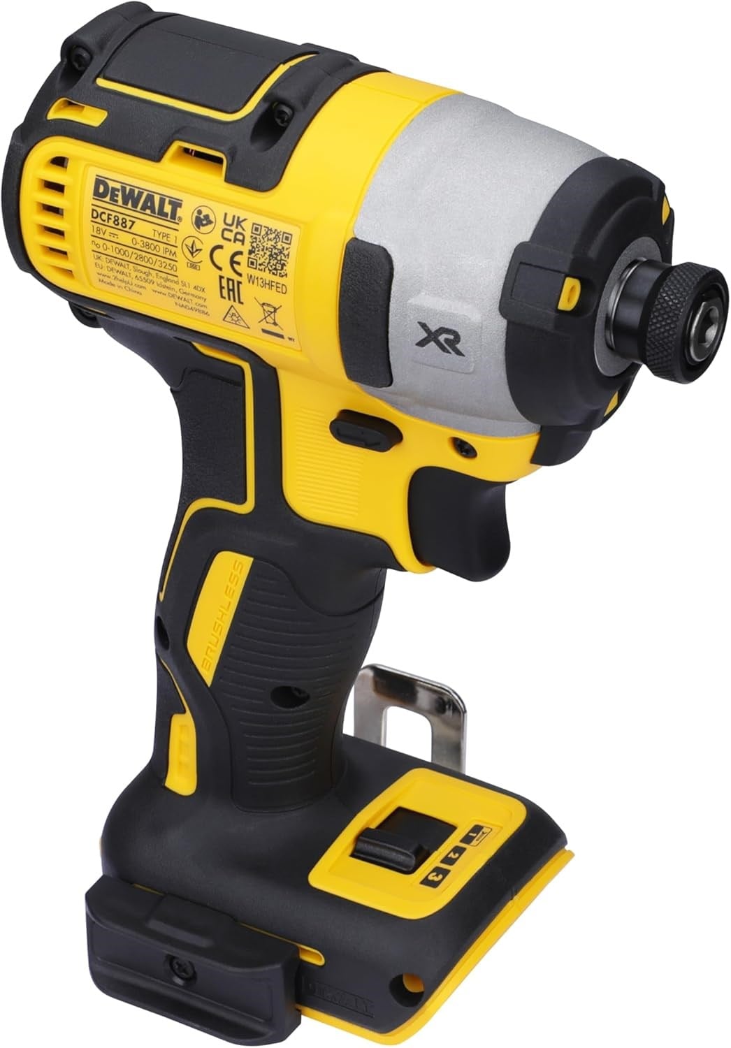 DEWALT DCF887N KÖMÜRSÜZ PROFESYONEL DARBELİ TORNAVİDA ( AKÜSÜZ ) 18 V