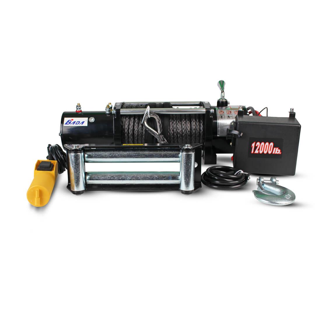 DW12000 12000LB 12V ELEKTRIKLI OTO VINÇ DYNEEMA HALATLI - BADA