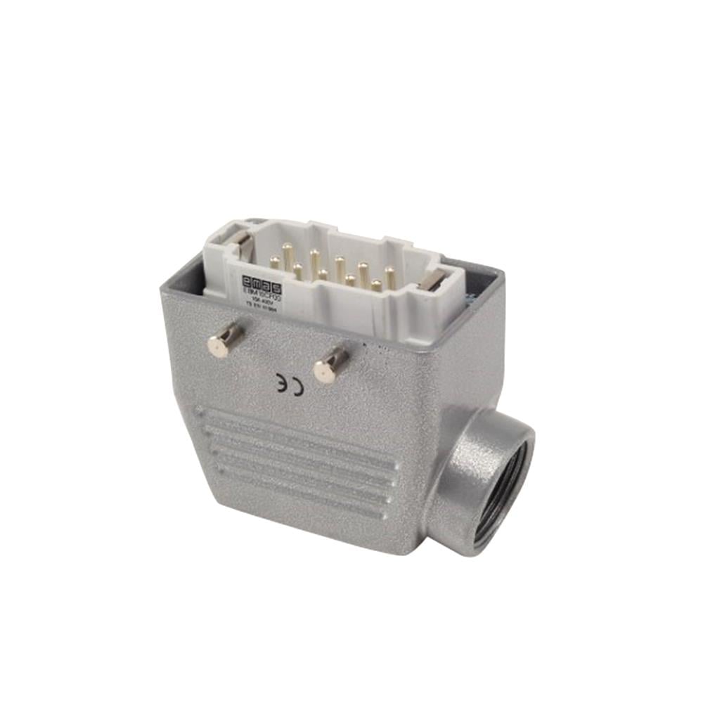 Emas EBM10FU10 Metal 10 Kontak Uzatma Tipi Fiş 16A Yandan Girişli