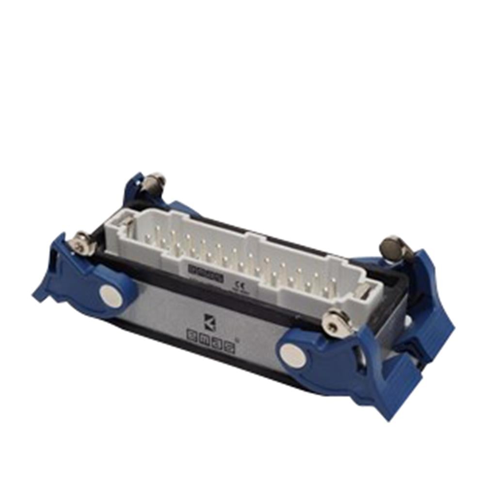 Emas EBM24FM44 Metal 24 Kontak Makine Tipi Fiş 16A Alttan Girişli 4 Mandallı