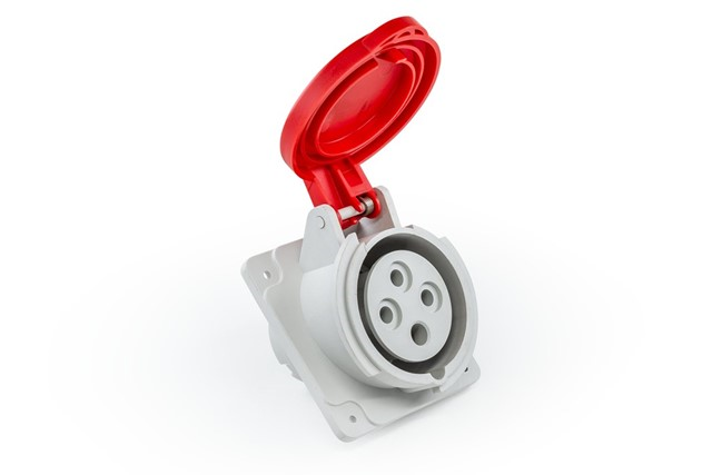 Emas ECE416V5PE 3+Nötr Eğik Makine Tipi Priz 16A