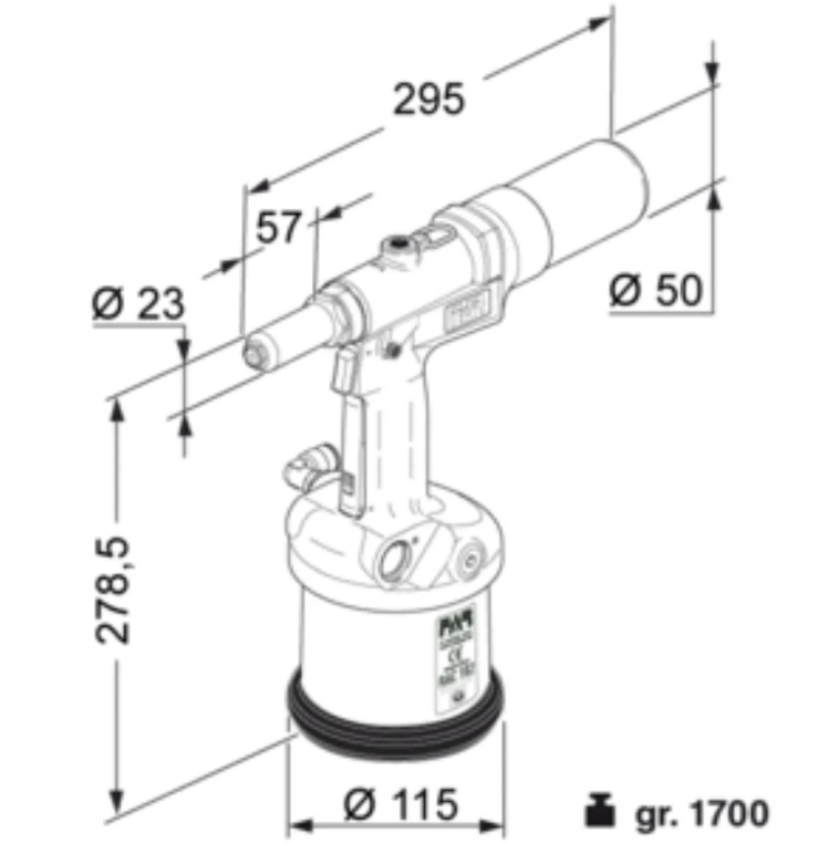 FAR POP PERÇİN TABANCASI - RAC182