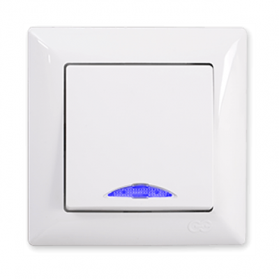 Günsan Fantasy Beyaz Kordon Işıklı Anahtar