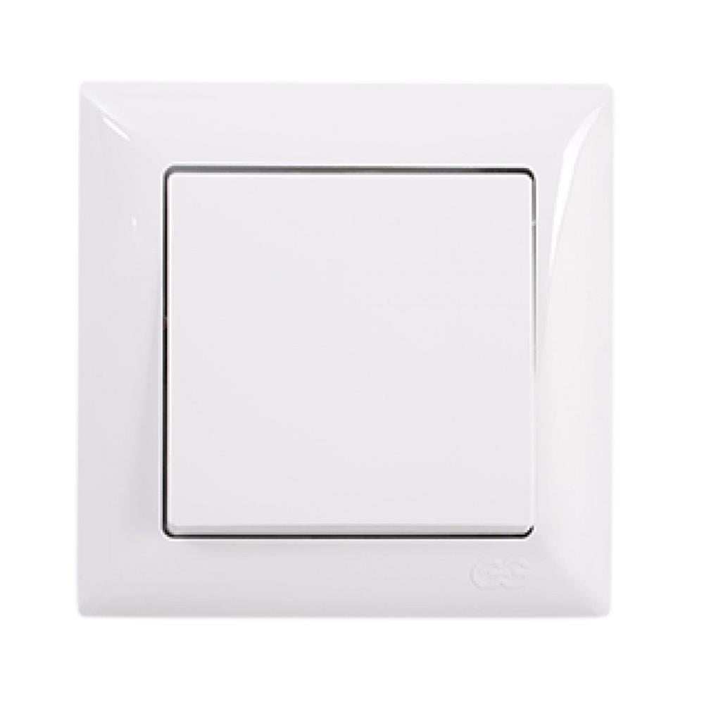 Günsan Visage Simple Beyaz Anahtar (Çerçeve Hariç)