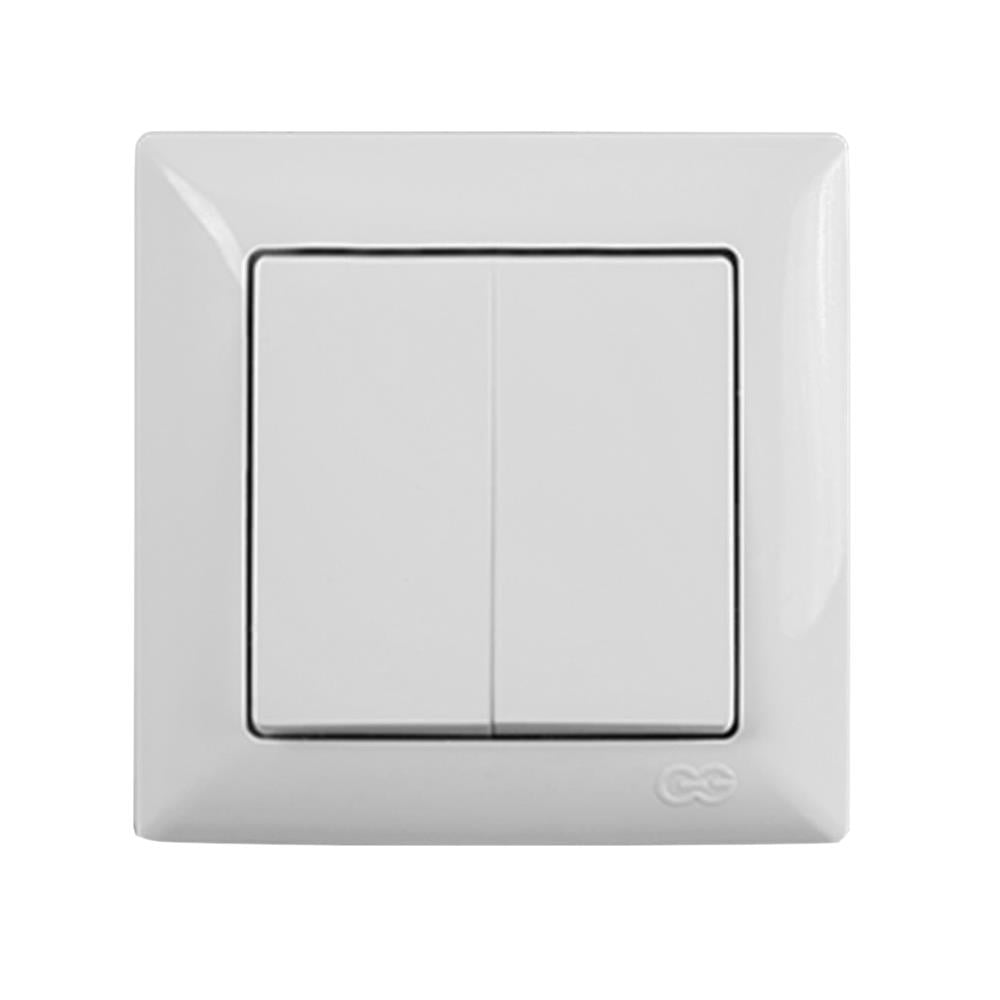 Günsan Visage Simple Beyaz Komütatör (Çerçeve Hariç)