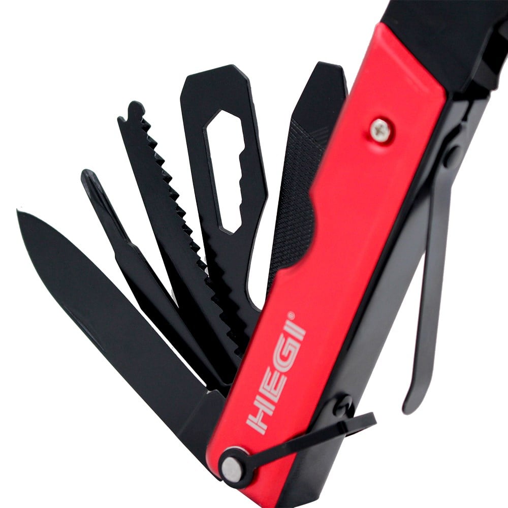 Hegi 18 Fonksiyonlu Paslanmaz Çelik Kamp Baltası ve Çekiç