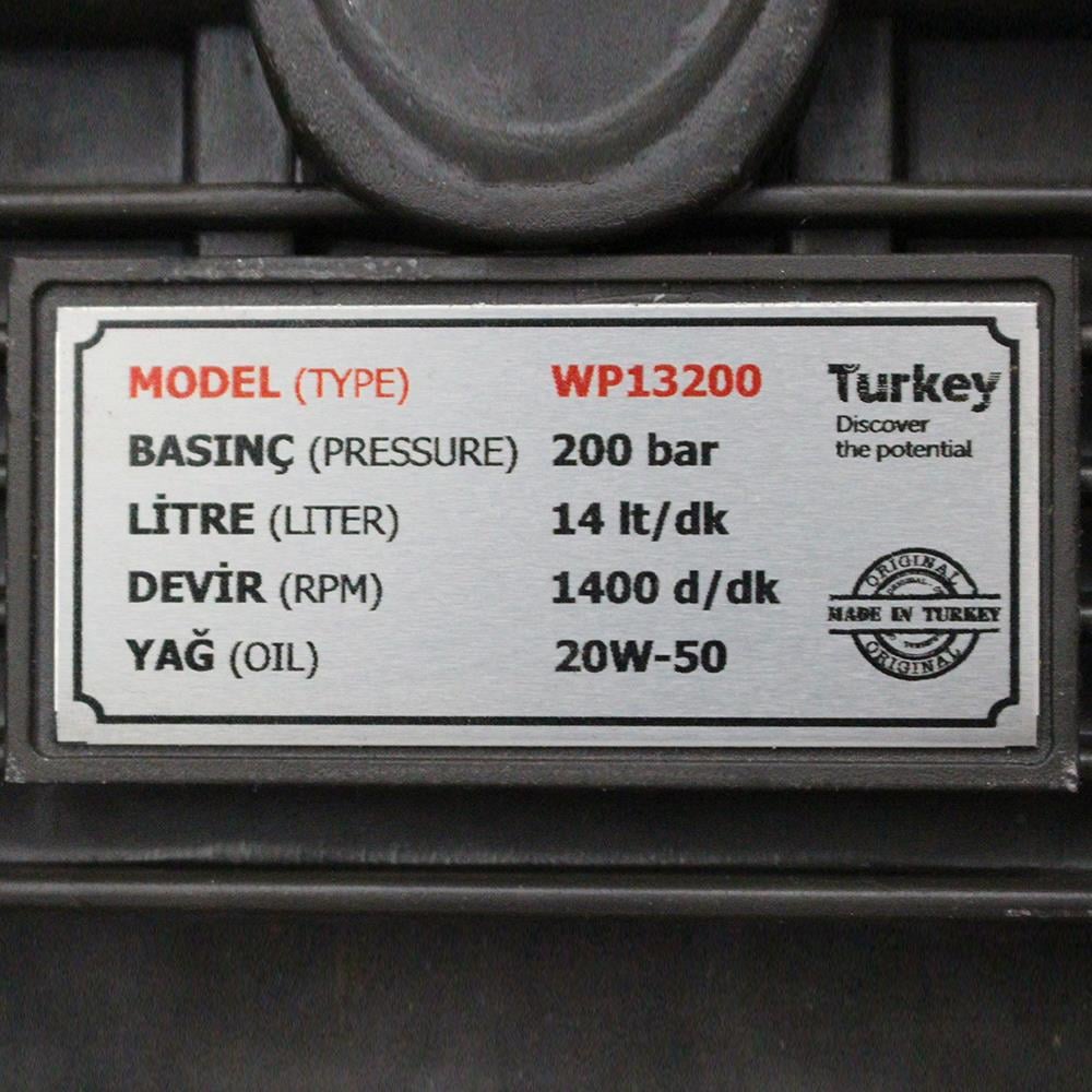 Hegi 200 bar 4.5kw Basınçlı Yıkama Makinesi