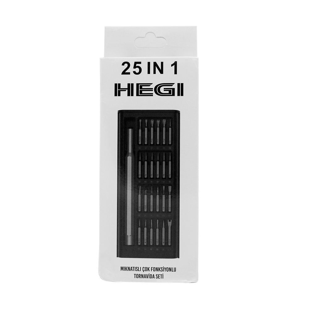 HEGI 25 PARÇA MIKNATISLI TORNAVIDA SETI
