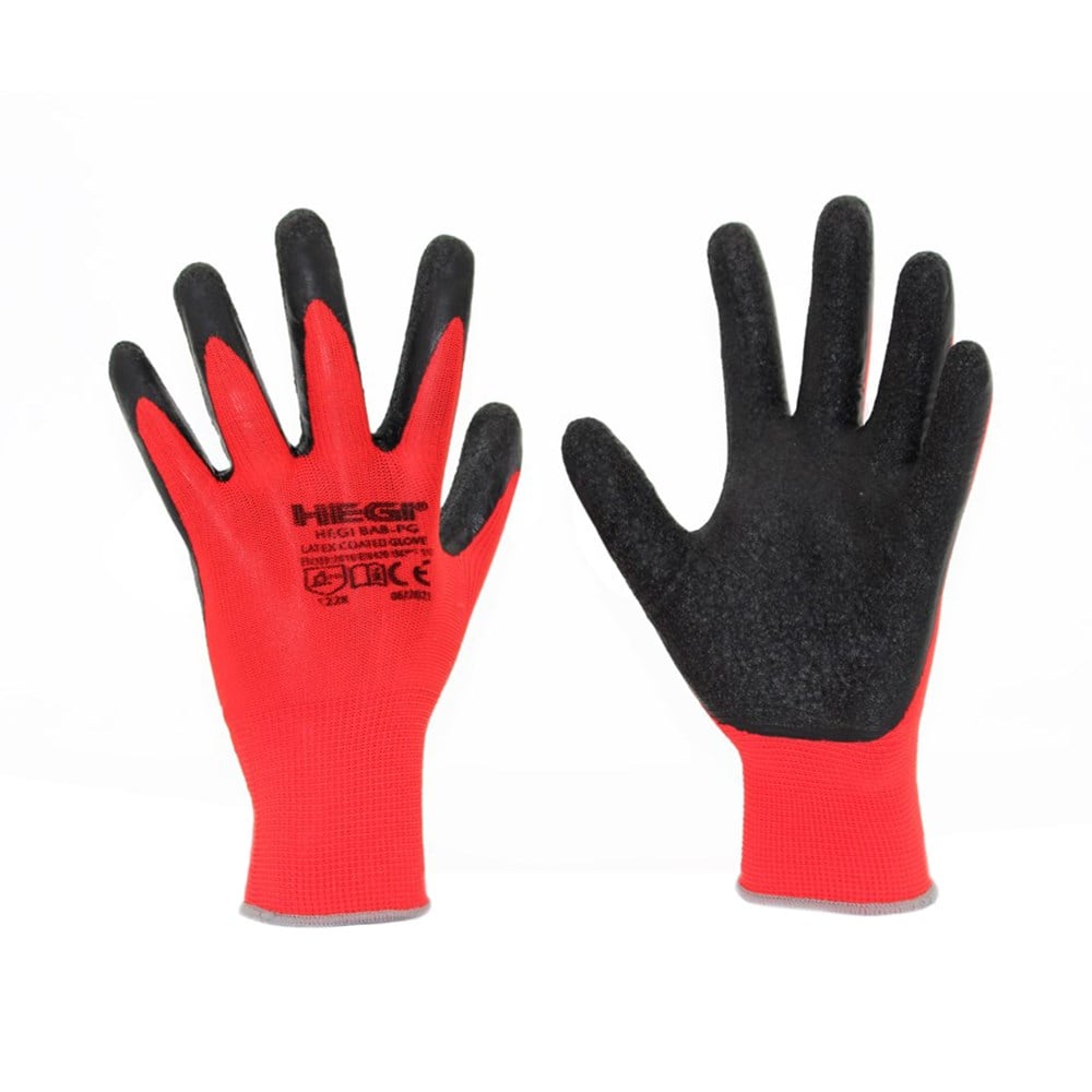 Hegi BAB-PG Polyester Lateks Kaplı Eldiven