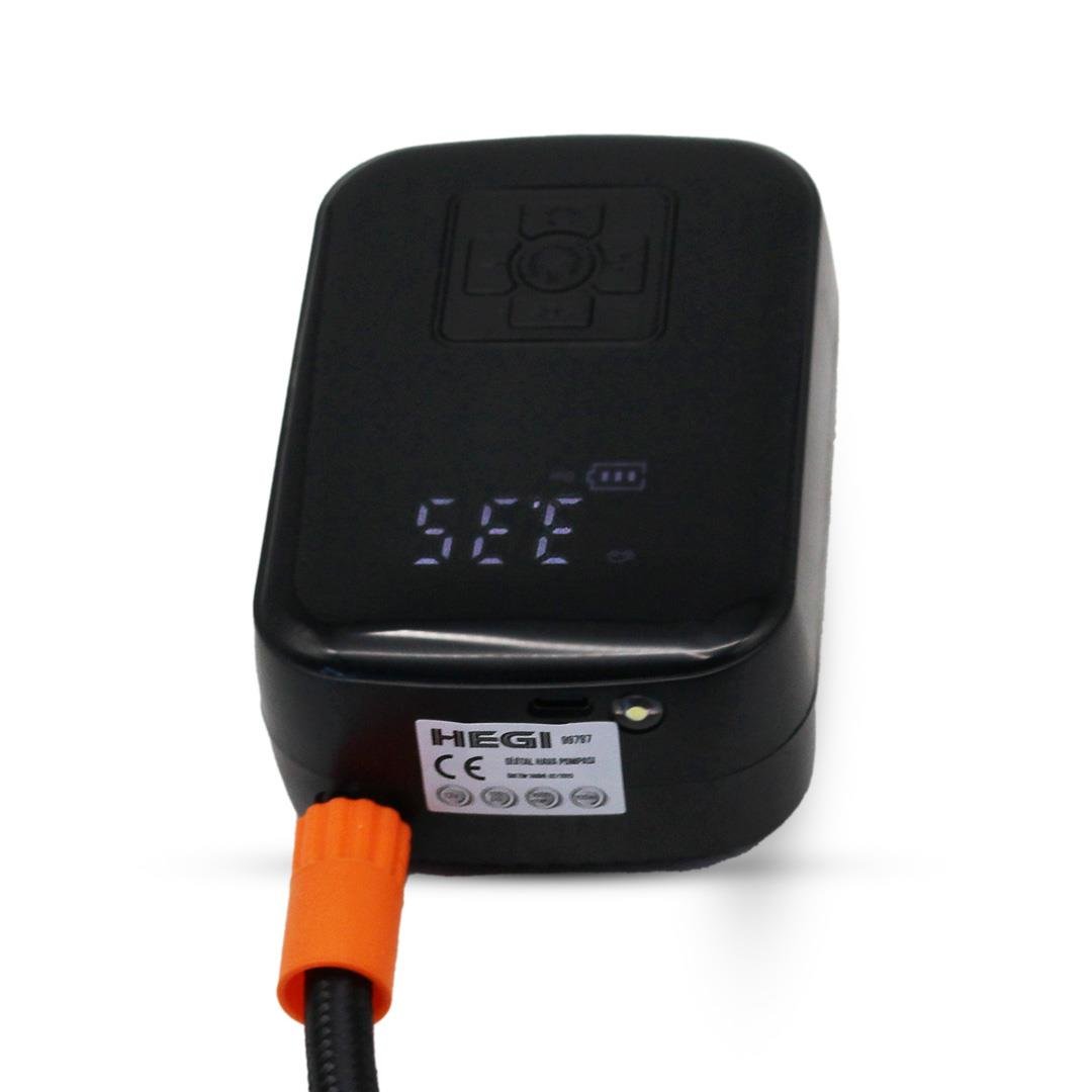 HEGI DİJİTAL TAŞINABİLİR KABLOSUZ HAVA KOMPRESÖRÜ 12V 150PSI