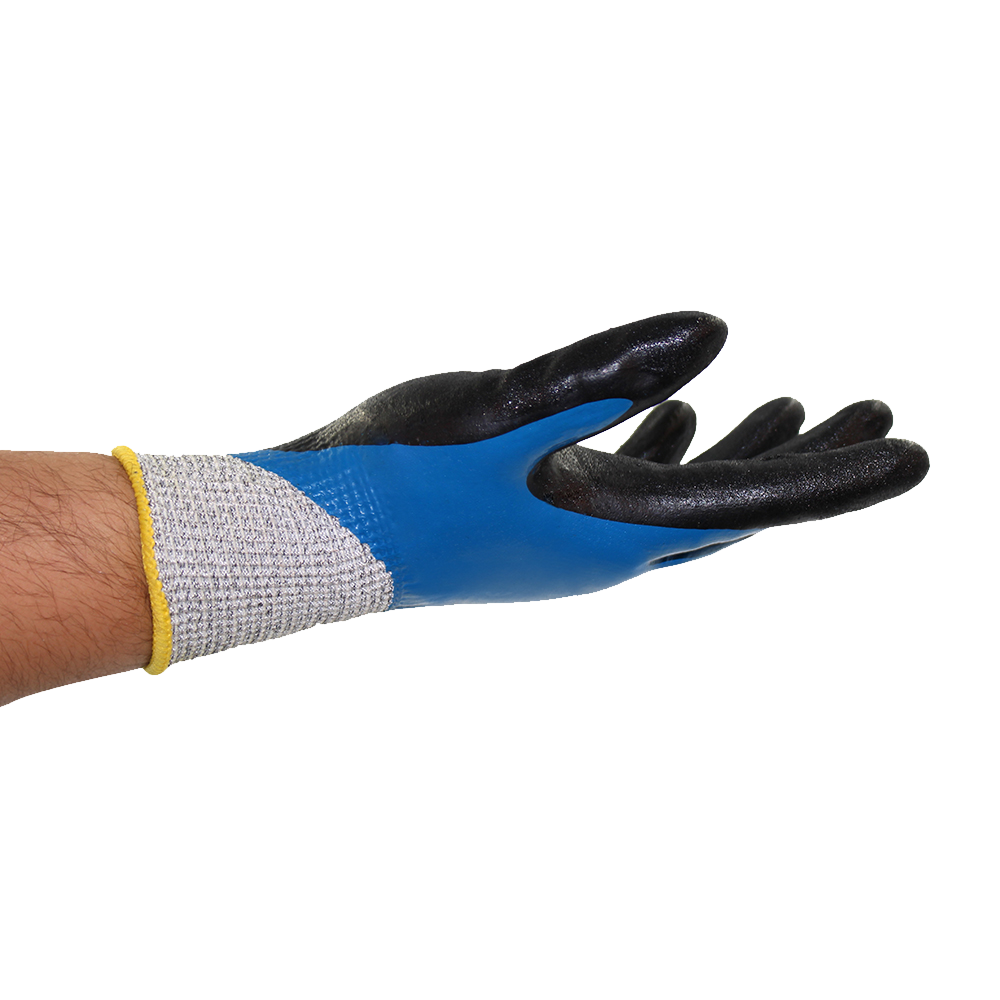 HEGI K100 D KESILME DIRENÇLI ÇIFT NITRIL KAPLI ELDIVEN NO:10