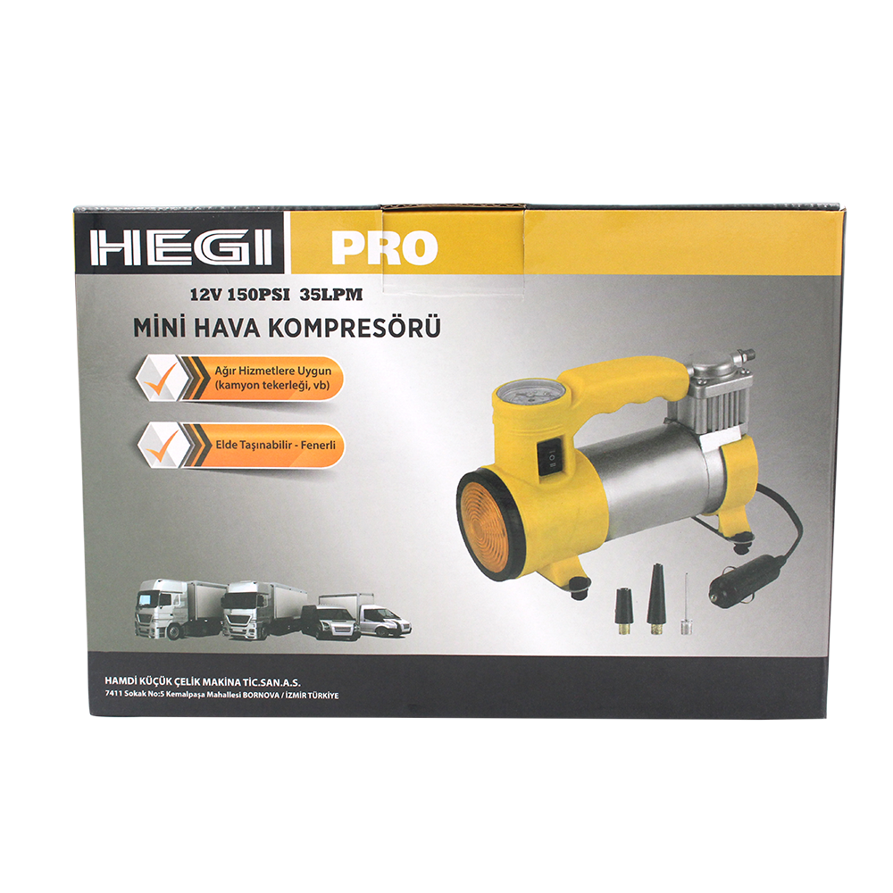 Hegi Pro Mini Hava Kompresör 
