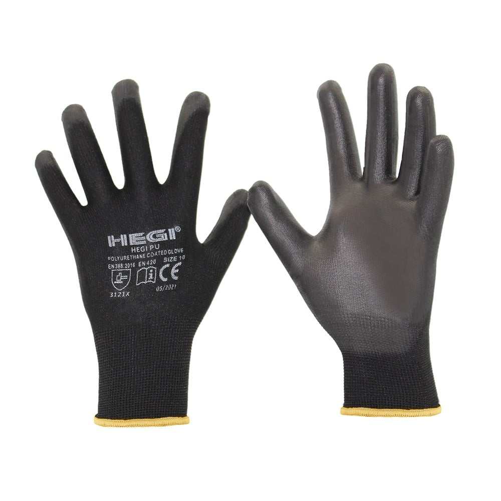 Hegi PU Kaplı Polyester Eldiven