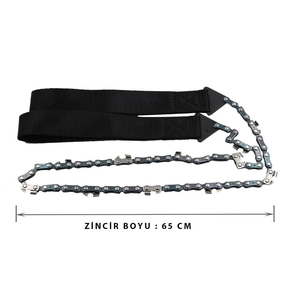 Hegi Taşınabilir 11 Dişli Zincirli Cep Testeresi - Siyah