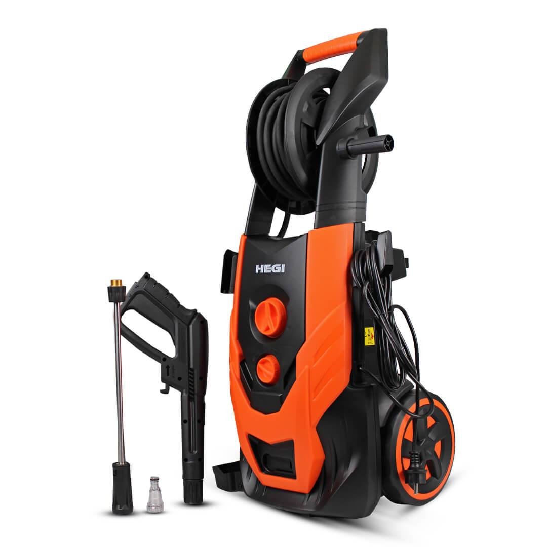 HEGI YÜKSEK BASINÇLI İNDÜKSİYON MOTORLU TEKERLEKLİ ARABA YIKAMA MAKİNESİ 2300W 180 BAR
