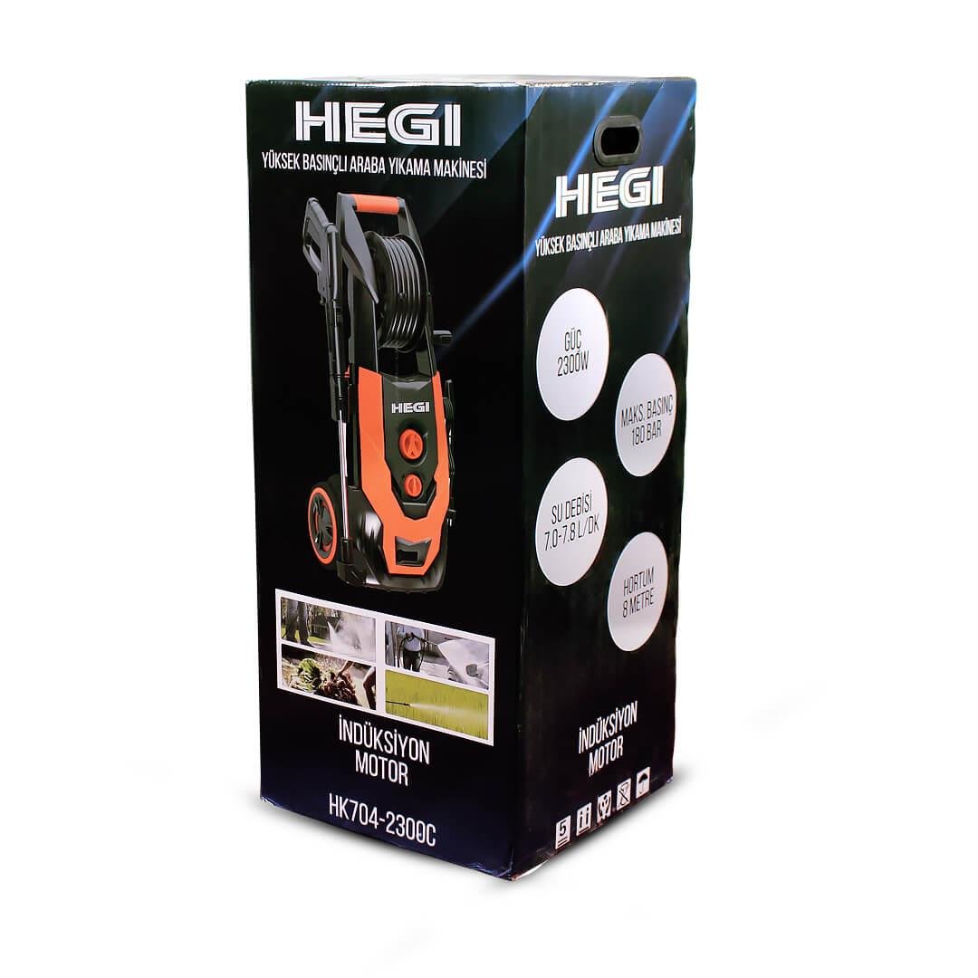 HEGI YÜKSEK BASINÇLI İNDÜKSİYON MOTORLU TEKERLEKLİ ARABA YIKAMA MAKİNESİ 2300W 180 BAR