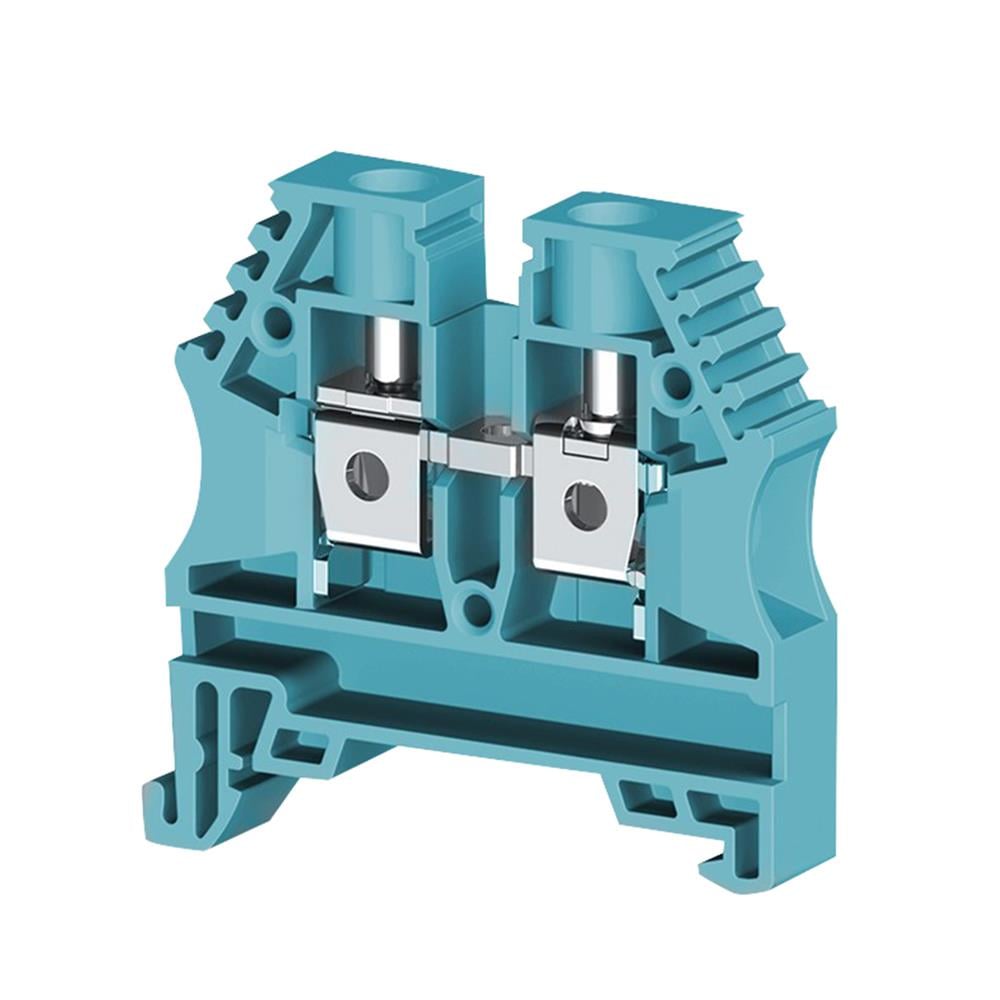 Klemsan 304141 AVK 6 Mavi 6 mm², Vida bağlantılı, Tek katlı geçiş klemensi, Yalıtım malzemesi PA, Mavi