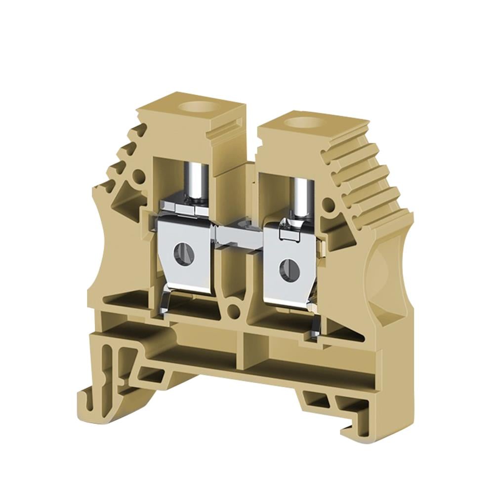 Klemsan 304159 AVK 10 Bej 10 mm², Vida bağlantılı, Tek katlı geçiş klemensi, Yalıtım malzemesi PA, Bej