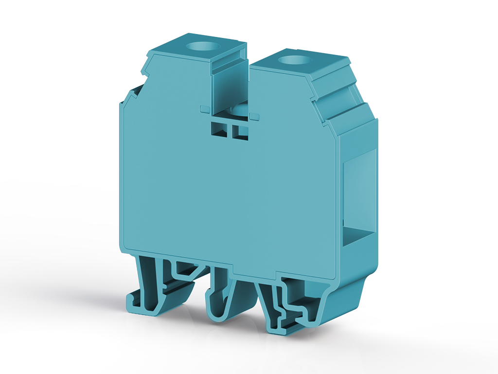 Klemsan 304251 AVK 35 RD Mavi 35 mm², Vida bağlantılı, Tek katlı geçiş klemensi, Yalıtım Malzemesi PA