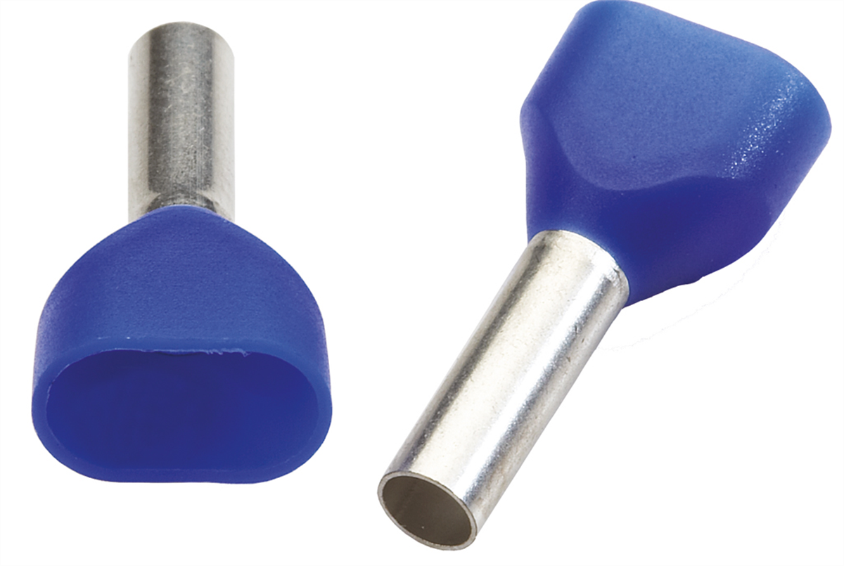 Klemsan 572050 IKY 2x2,5/10 2,5 mm² Kablo çapına uygun çift girişli izoleli yüksük 200 Adet