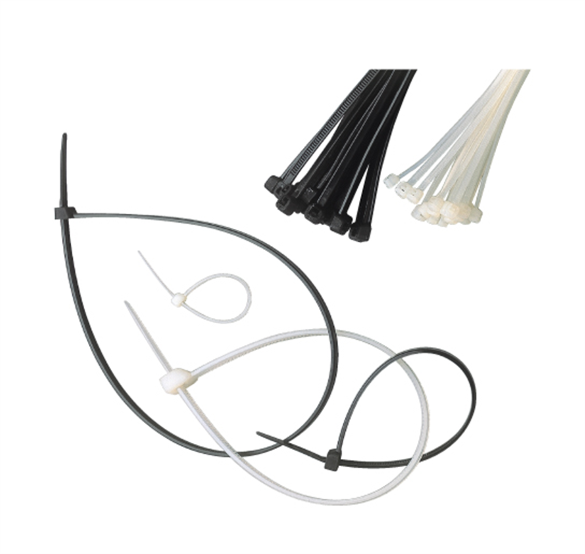 Klemsan YKB 250 3,6x250 Beyaz Kablo Bağı 100 Adet