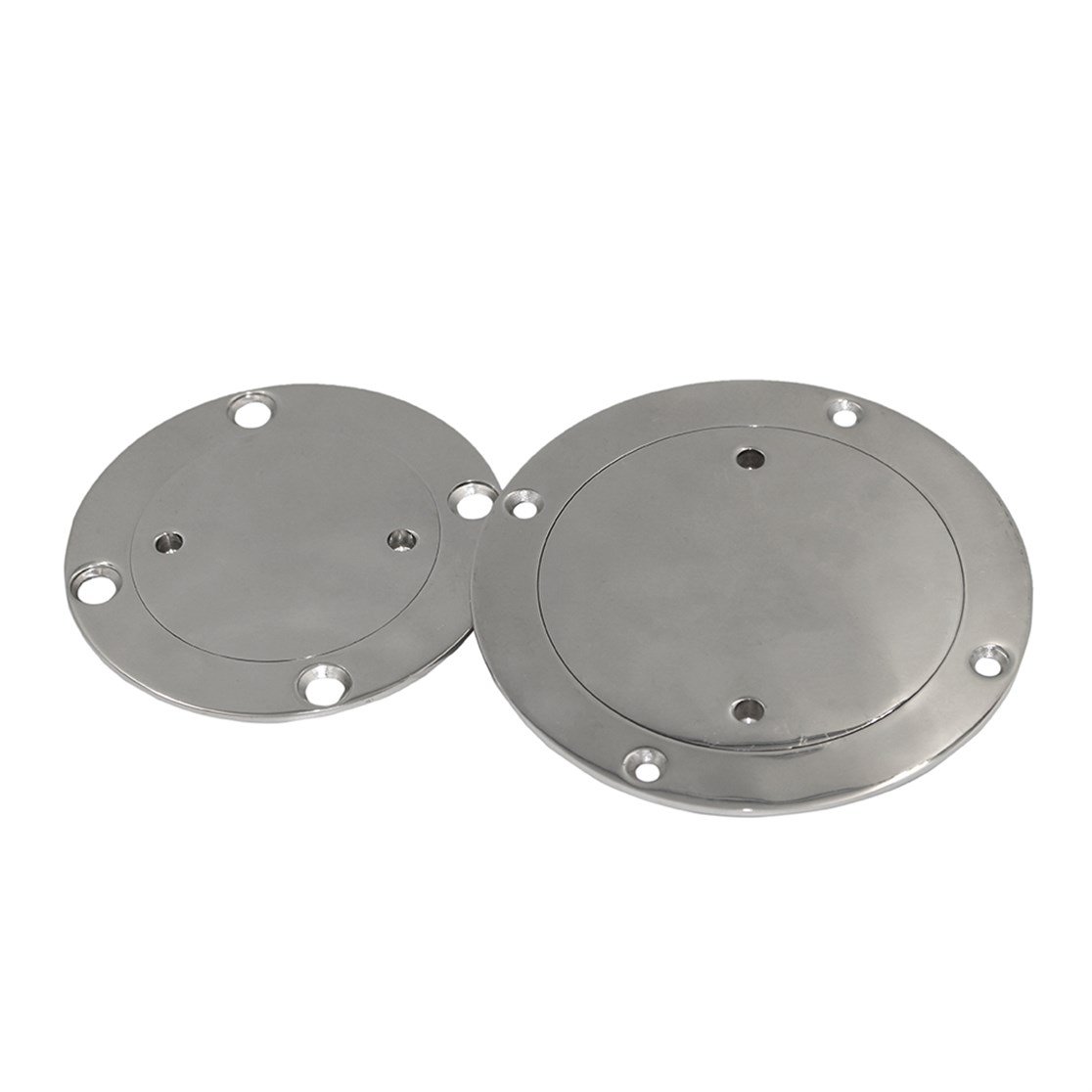 Krom Düz Kontrol Kapağı