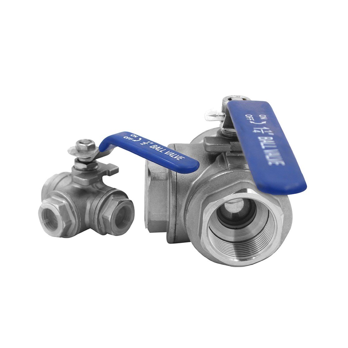 Krom Üç Yollu Küresel Vana