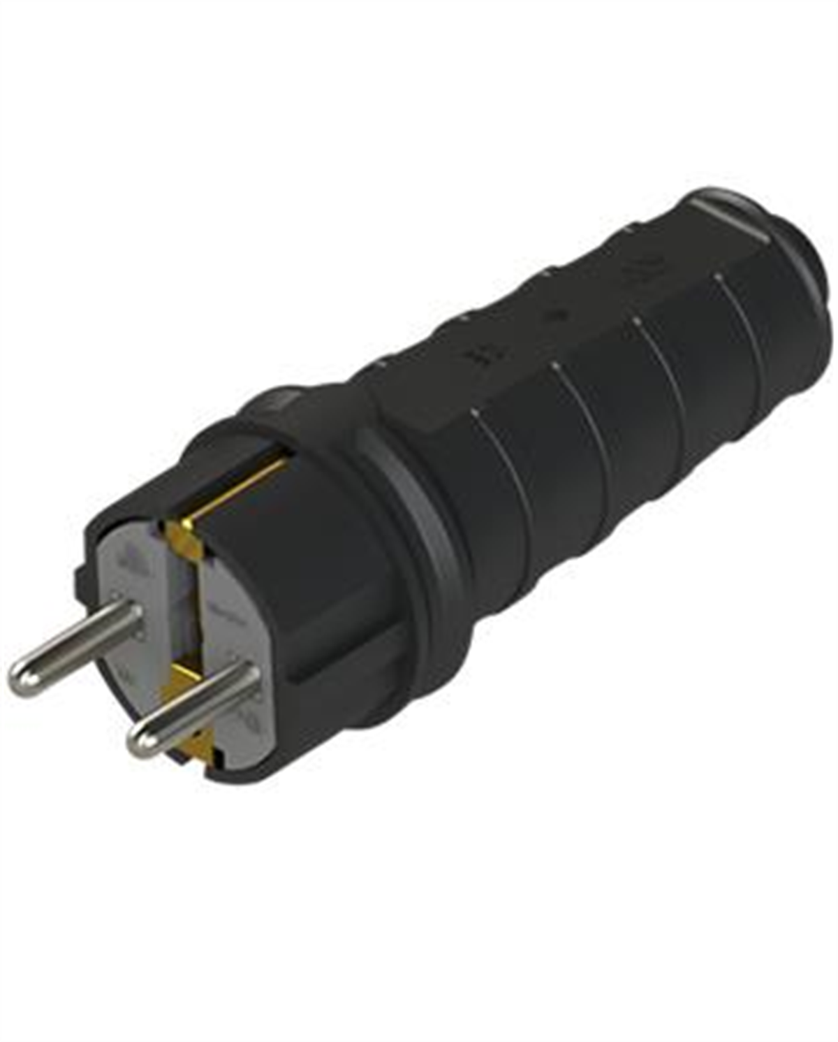 Nead 1x16A. Kauçuk Topraklı Fiş