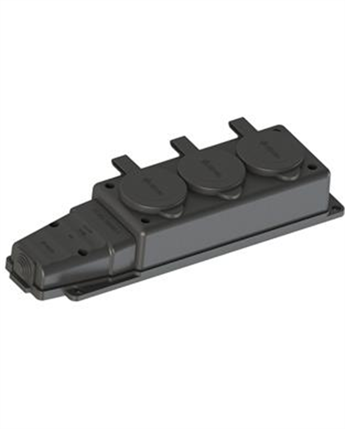Nead 1x16A. Kauçuk Üçlü Grup Priz IP44