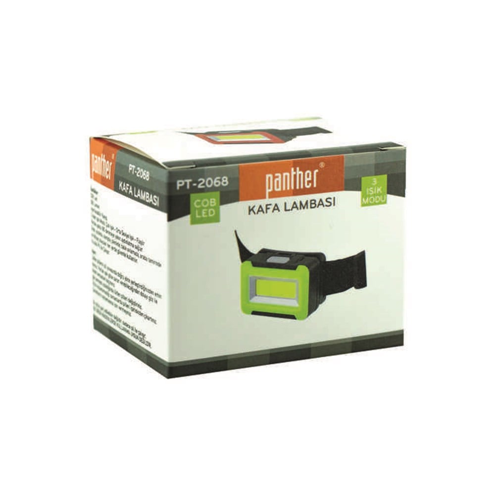 PANTHER PT-2068 PİLLİ KAFA LAMBASI
