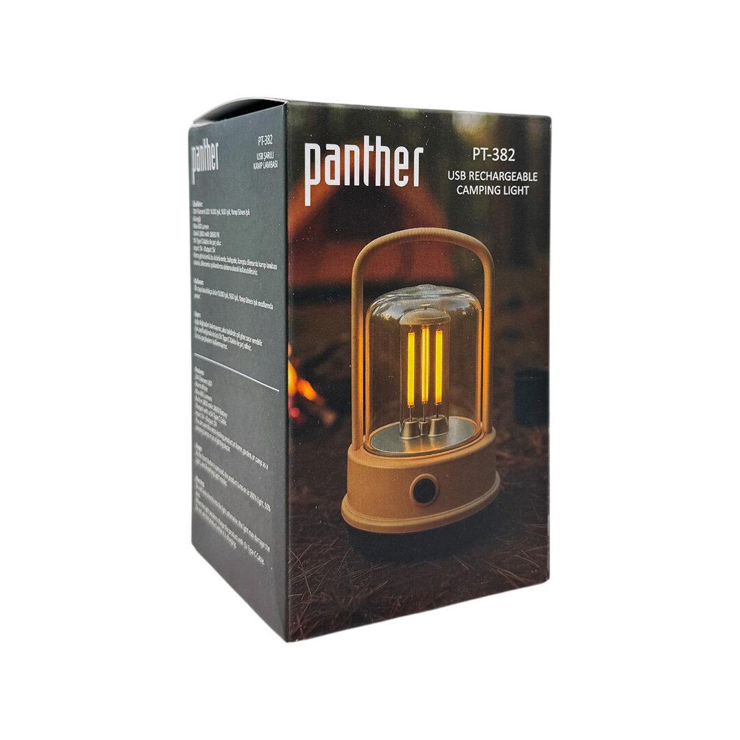PANTHER PT-382 ŞARJLI SOLAR KAMP LAMBASI