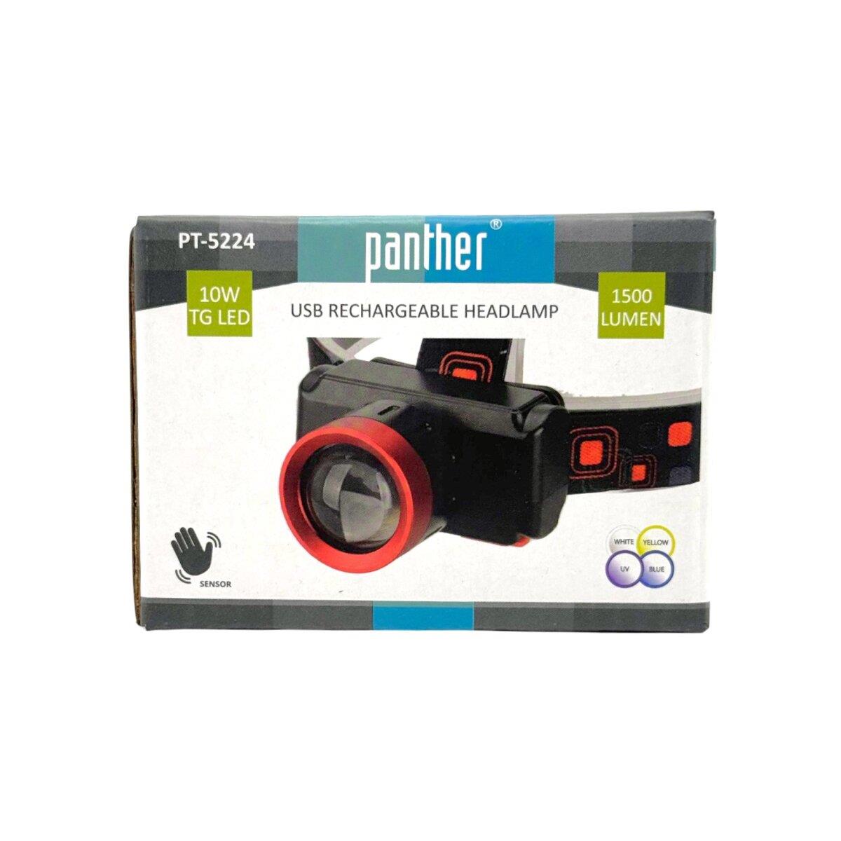 PANTHER PT-5224 USB ŞARJLI KAFA LAMBASI
