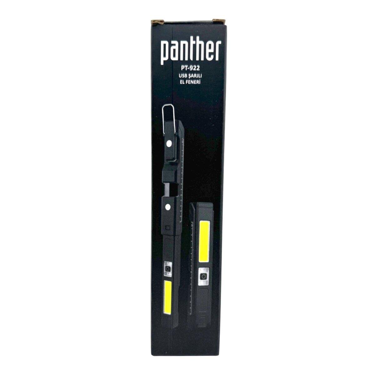 PANTHER PT-922 USB ŞARJLI EL FENERİ