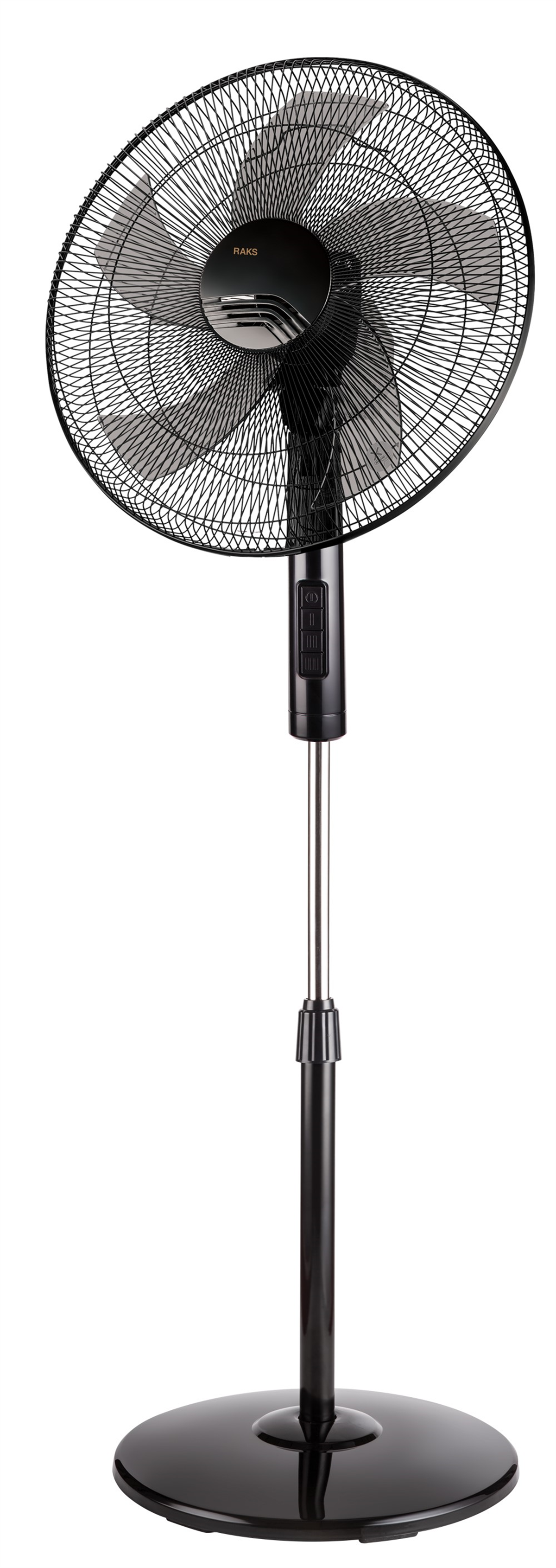 Raks SF 16 Plus Ayaklı Vantilatör Siyah 40 Cm 5 Kanat Pervaneli