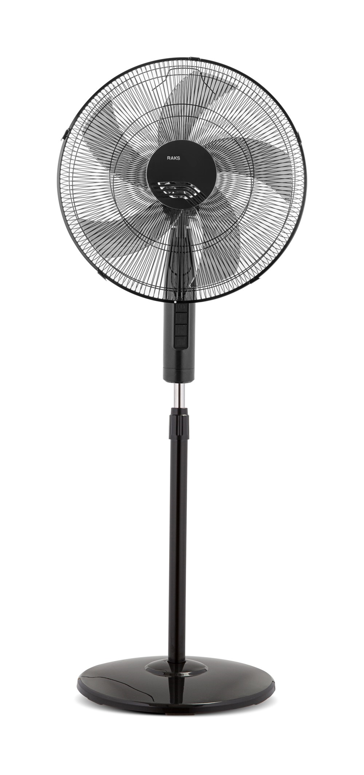 Raks SF 18 Plus Ayaklı Vantilatör Siyah 45 Cm 5 Kanat Pervaneli