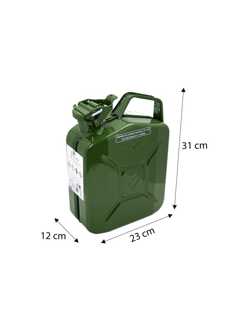 VALPRO 5LT METAL YAKIT BİDONU