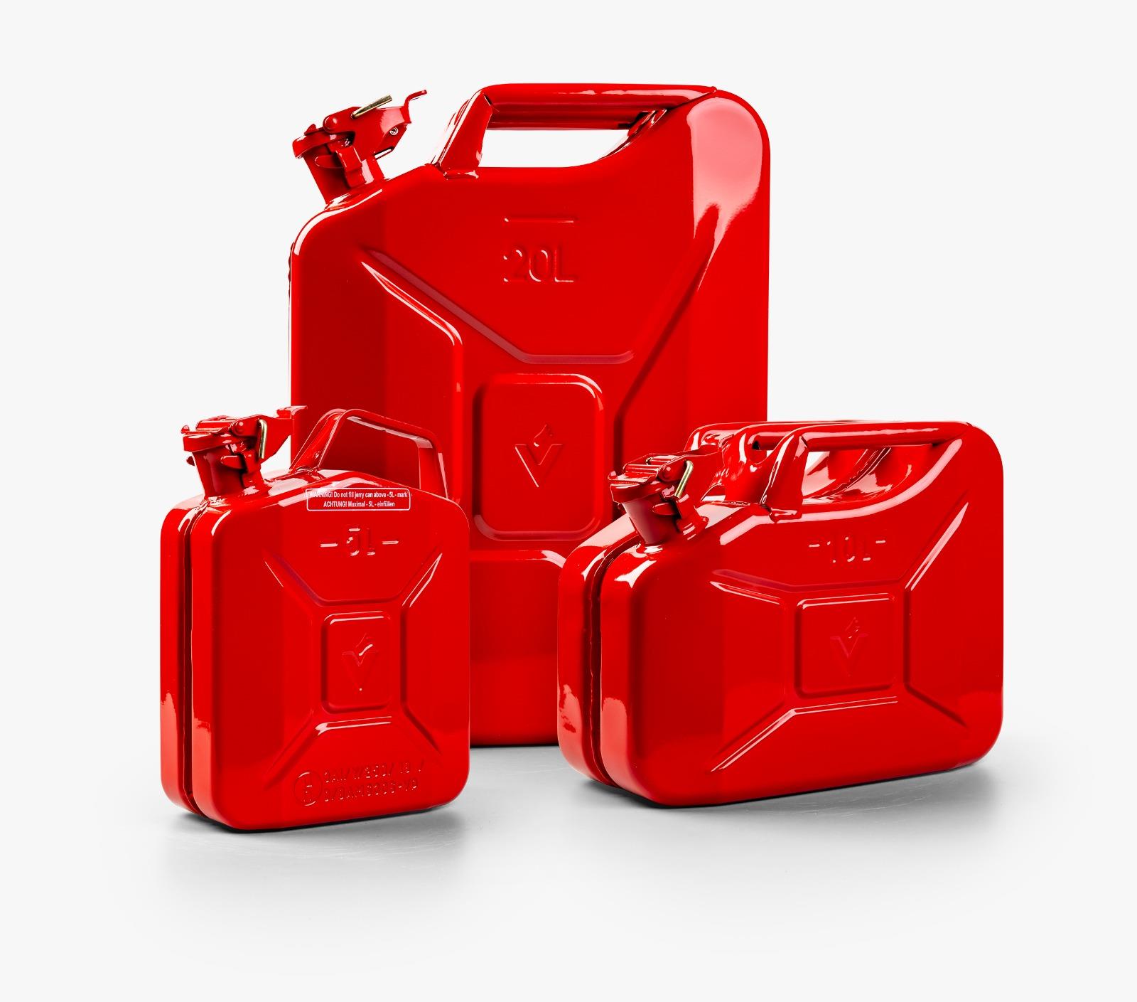 VALPRO 5LT METAL YAKIT BİDONU – KIRMIZI