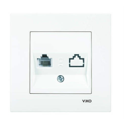 Viko Karre Krem Tekli Nümeris Cat3