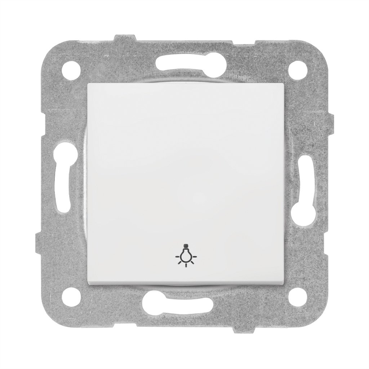 Viko Karre/Meridian Beyaz Light Anahtarı (Çerçeve Hariç)