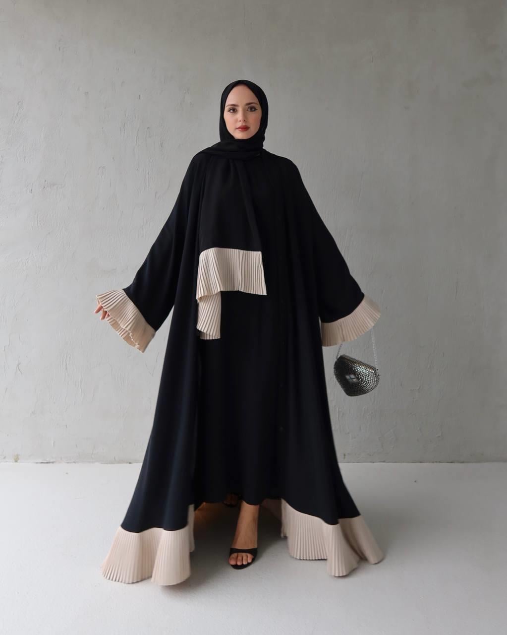 SAFAK ABAYA SİYAH