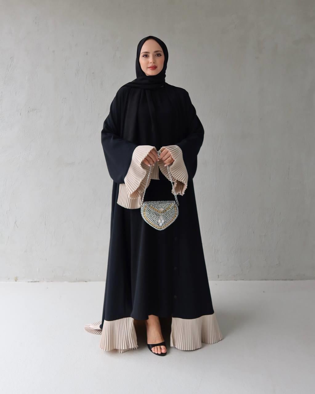SAFAK ABAYA SİYAH